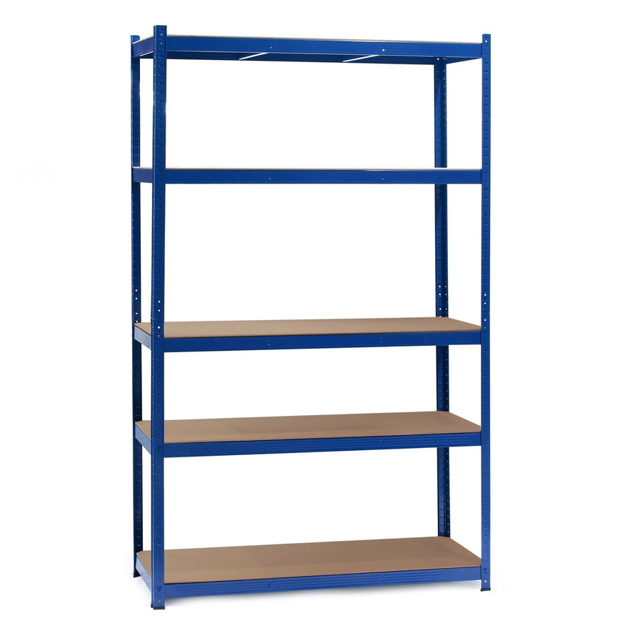 Wiltec Schwerlastregal Steckregal in Blau, B/T/H: 100 x 60 x 204 cm - Bild 2