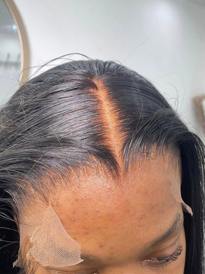 Eva Hair Lace Frontal Echthaar, Unisex - Bild 7