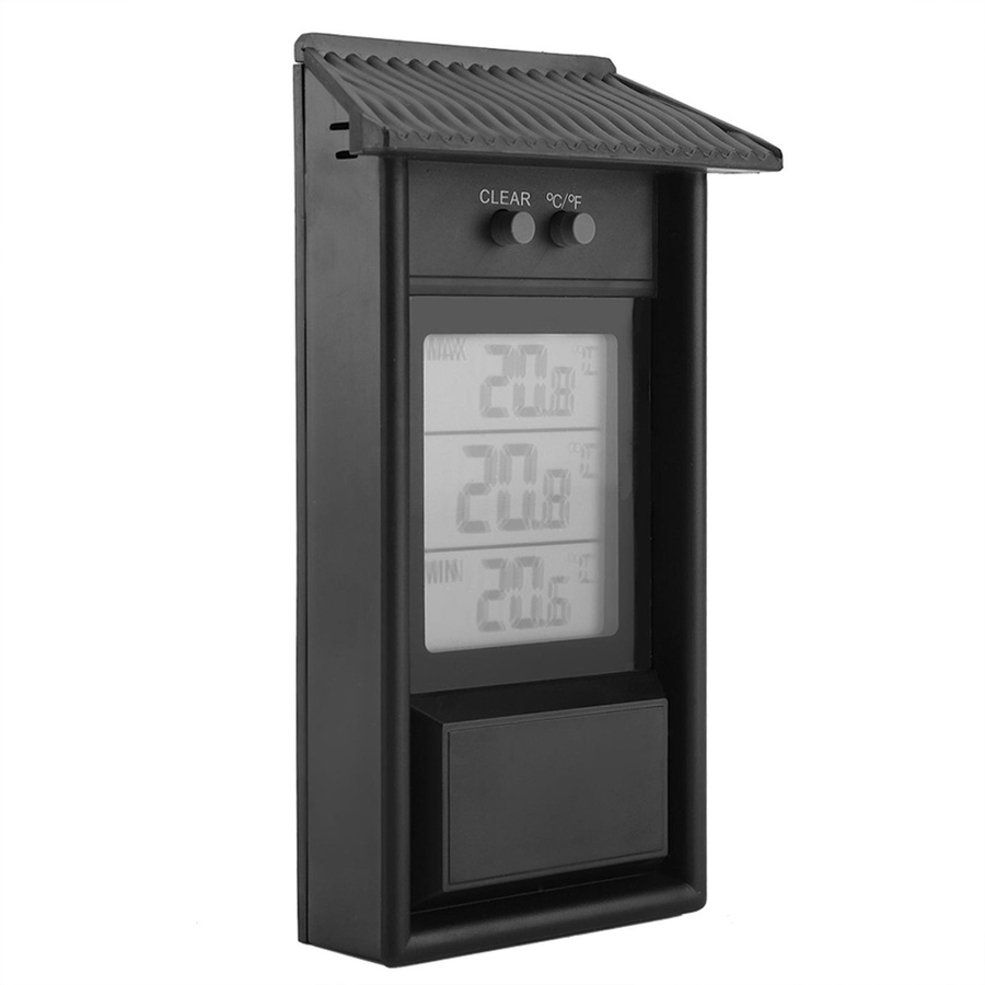 KONNWEI Digitales Hygrometer und Innenraumthermometer in Schwarz - Bild 2