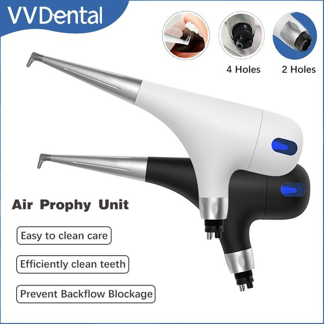 VV Dental Air Polierer Dental Spray Jet zur Zahnaufhellung und Mundhygiene in Weiß - Bild 1