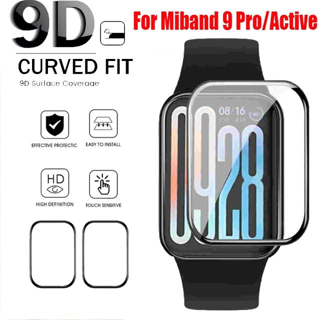 Xiaomi Displayschutz, Silikon, Schwarz, Mi Band 9 - Bild 1
