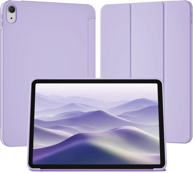 Rui Di Magnetische Smart Cover Hülle für iPad 11. Generation 11 Zoll und 10. Generation 10,9 Zoll mit Auto Wake/Sleep Funktion in Lila - Bild 1