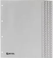 Leitz Zahlenregister A4 in Grau und Weiß aus Kunststoff - Bild 1