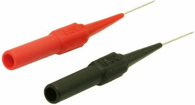 ALLOET Multimeter-Testkabelverlängerung mit 0,7 mm Rückdurchdringenden Nadelspitzen-Sonden, 10/20 Stück Diagnosewerkzeug-Set - Bild 1