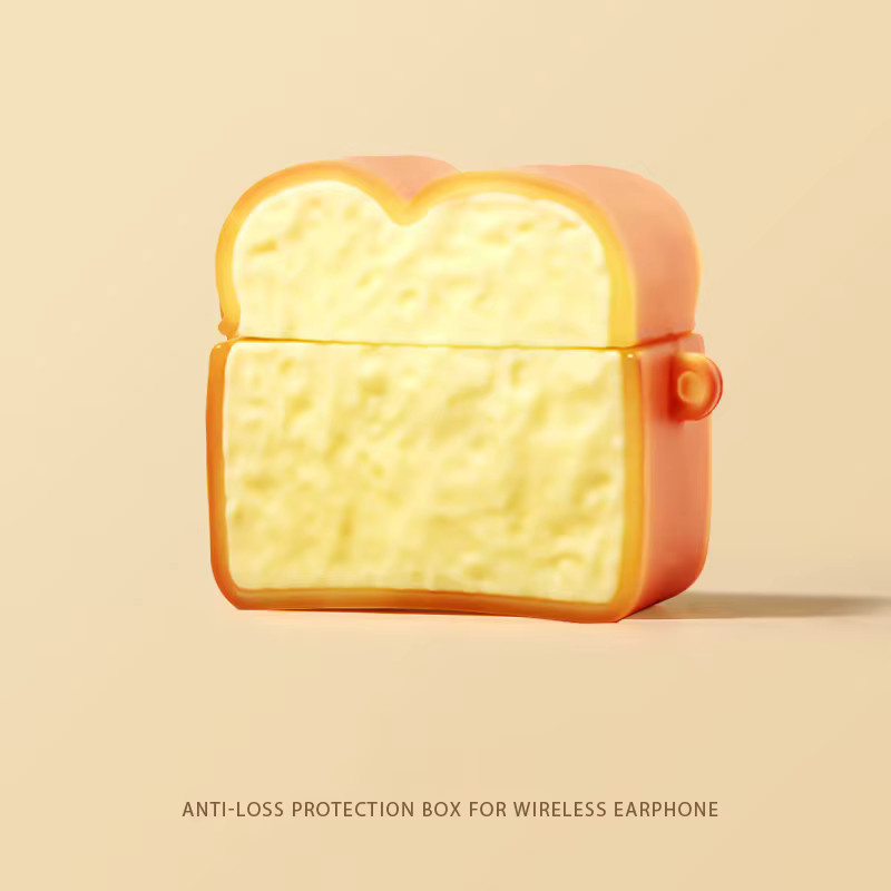 Niedliche 3D-Schokoladenkekse Schutzhülle für Apple AirPods 4, AirPods Pro 3 und AirPods 3 in Cartoon-Design - Bild 3