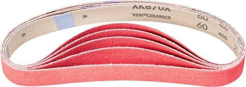 PFERD Keramikkorn Schleifband CO-COOL 60 für Edelstahl-Schliff, Körnung 60, B: 30 mm, L: 610 mm, 10 Stück - Bild 1