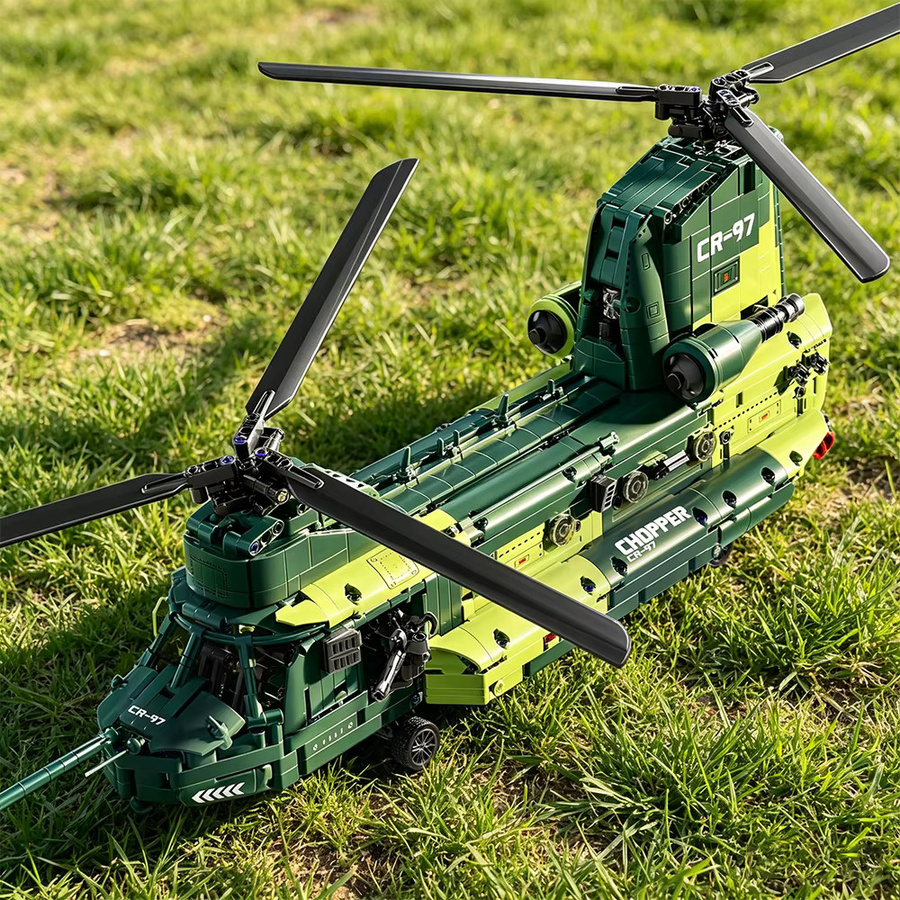 KAVOWORLD CR-97 Chinook Hubschrauber, Bausteine, 1826 Teile - Bild 3