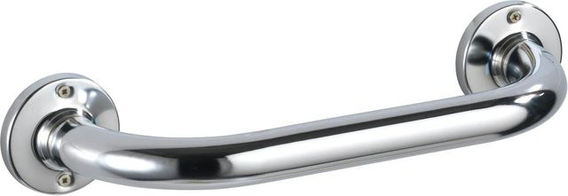Wenko Badewannengriff Basic aus Edelstahl in Silber, hochglanzpoliert, Länge: 25 cm - Bild 1