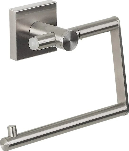Spirella Toilettenpapierhalter Nyo-Steel in Edelstahl gebürstet, Silber - Bild 1