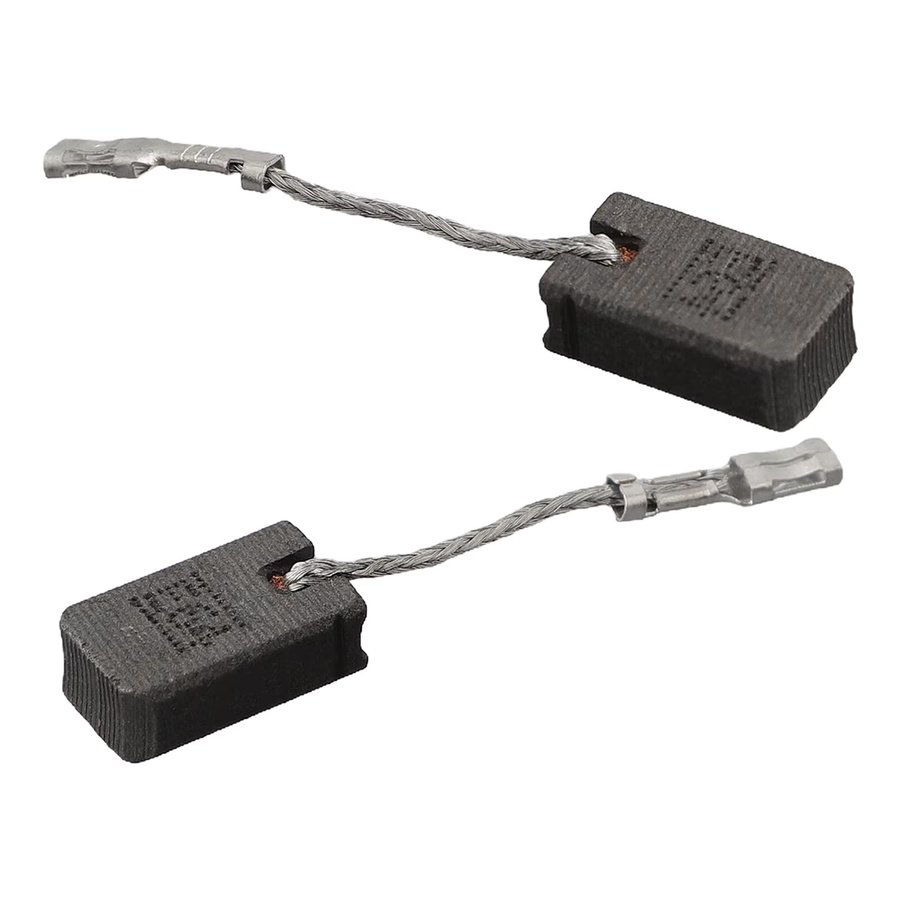 2er-Set Bosch Kohlebürsten für Winkelschleifer GWS12-125S und GWS12-150SE64, Maße: 6 x 10 x 17 mm - Bild 2