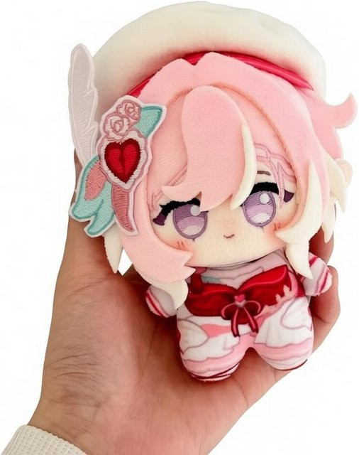 Honkai Impact 3 Elysia Plüschpuppe, Plüsch-Schlüsselanhänger, 10cm - Bild 1