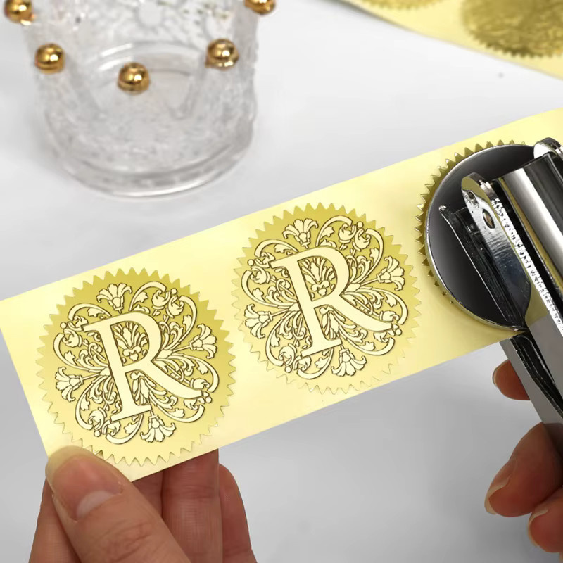 Personalisierter Logo-Prägestempel aus Metall für Schmuck, Bücher und Hochzeitsdekorationen - Bild 1