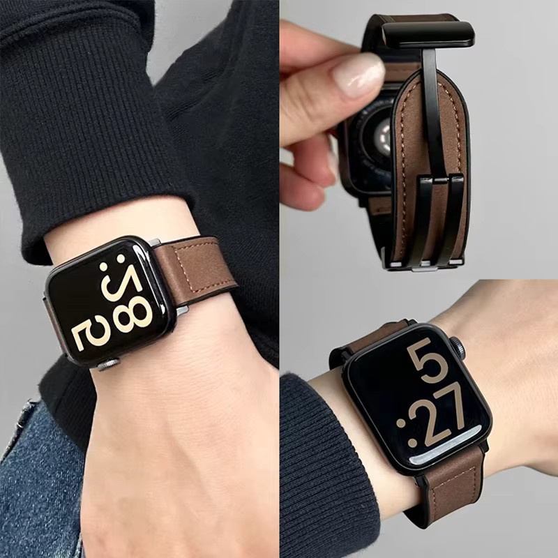 SNQP Uhrenarmband Leder, Silikon, Unisex - Bild 2