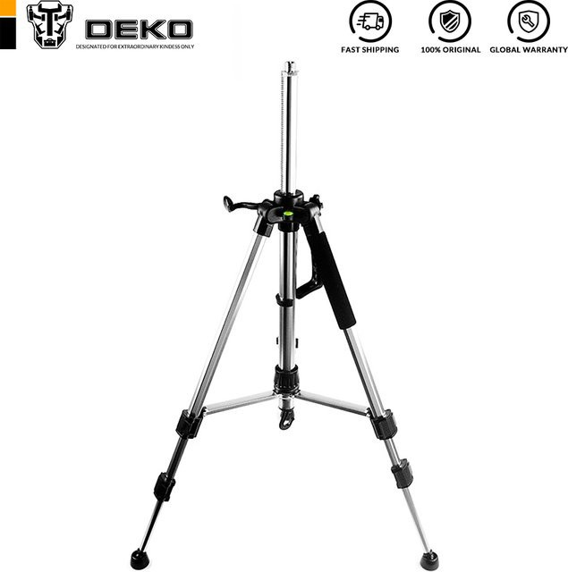 DEKO Profi Laser Level Stativ aus Carbon und Aluminium, Farbe Silber, Höhe: 120 cm - Bild 1
