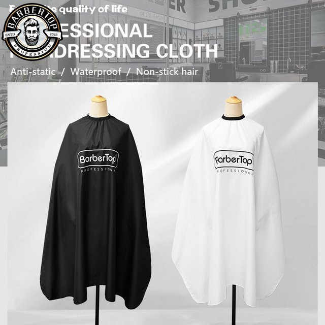 Friseurschürze Retro, wasserdicht, anti-statisch, Unisex - Bild 1
