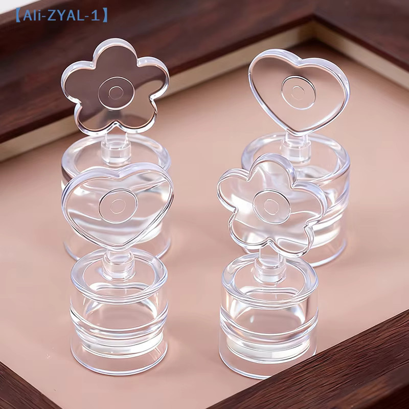 JETTING Nagelstempel mit Silikonkopf, Herz- und Blumenform - Bild 3