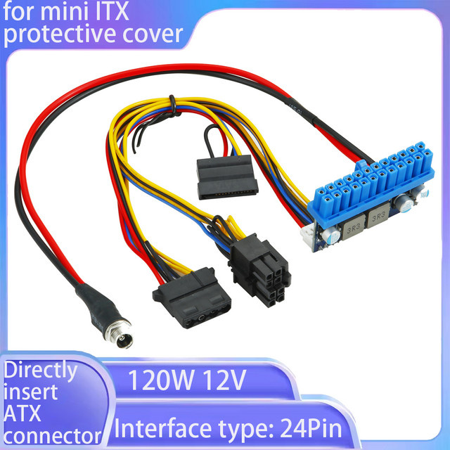 T.F.SKYWINDINTL DC-ATX 120W Pico Netzteil mit 24Pin Anschluss für Desktop Server und Mini ITX PC - Bild 1