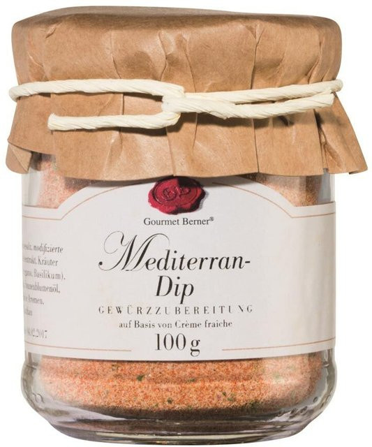 Gourmet Berner Mediterran-Dip Gewürzmischung für Créme Fraîche 100 g - Bild 1