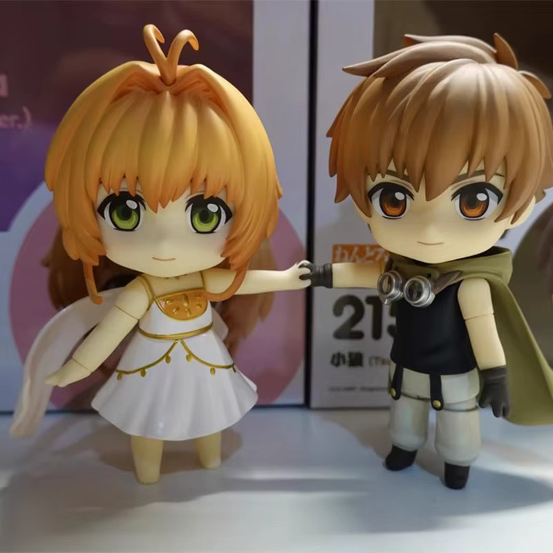 KONBORE Tsubasa Reservoir Chronicle Sakura Anime Girl Figur, Syaoran Actionfigur Mokona Modoki Figur Modell Puppenspielzeug - Bild 2