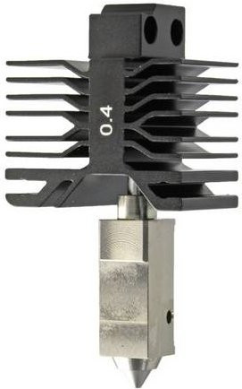 FabConstruct Hotend für BambuLab X1 und P1, 0.4 mm Düse, 1.75 mm Filament, Schwarz - Bild 1