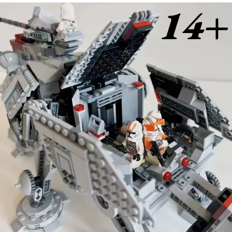 Hot Toys Star Wars AT-TE Baustein-Bausatz, Allterrain-Taktikfahrzeug-Modell, 1082 Teile, ab 14 Jahre - Bild 2