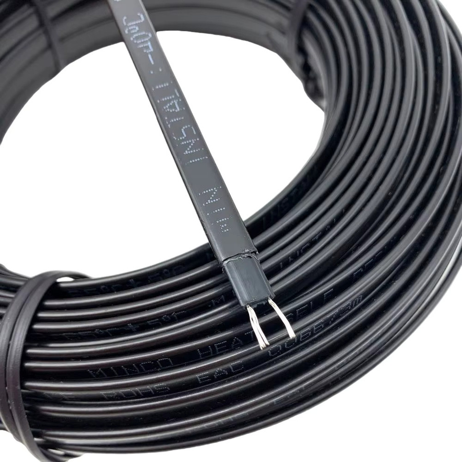 Selbstregulierendes Heizkabel von MINCO HEAT zum Schneeschmelzen und Frostschutz für Wasserrohre, Schwarz, 17 W/m, 200-240 V - Bild 2
