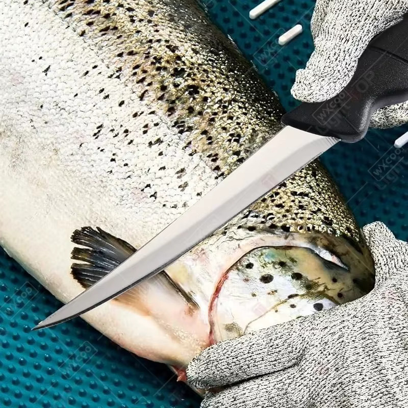WXCOO Entbeinungsmesser aus Edelstahl mit Schutzabdeckung, 15,24 cm Messerlänge - Bild 2