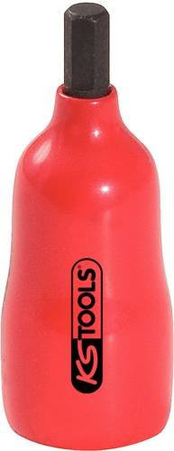 KS Tools Isolierte Bit-Stecknuss Innensechskant 8mm in Rot - Bild 1