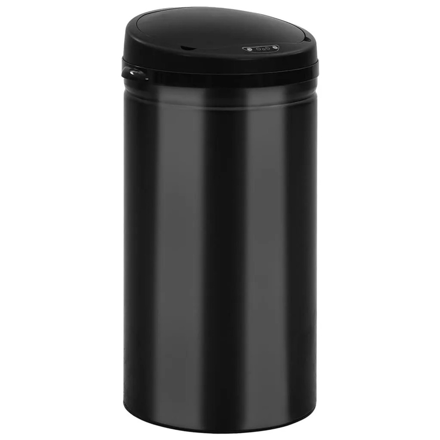 DELUKE Sensor Mülleimer für die Küche mit Automatik-Bewegungssensor, 50L, Schwarz, B/T/H: 30,5 x 30,5 x 81,5 cm - Bild 2