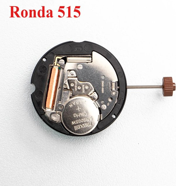 RONDA Uhrwerk, 3-Zeiger, Quarzwerk, mit Datum, Silber, Unisex - Bild 1