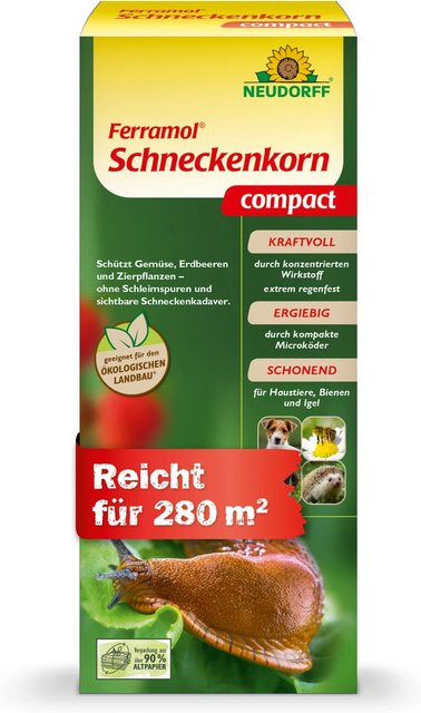 Neudorff Ferramol Schneckenkorn compact biologisches Granulat gegen Nacktschnecken 700 g - Bild 1