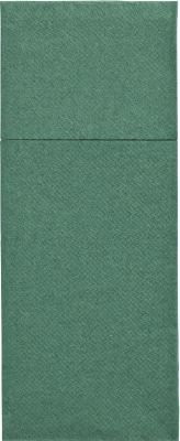 Papstar Bestecktaschen Royal Collection aus Premium-Tissue, dunkelgrün, B: 20,0 cm, H: 8,25 cm, 6 x 50 Stück - Bild 1