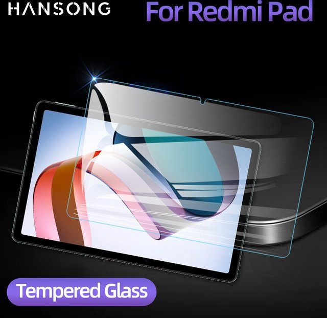 Xiaomi Displayschutzfolie aus gehärtetem Glas für Redmi Pad und Redmi Pad SE, transparent - Bild 1