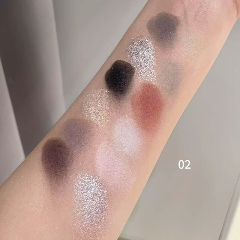 Herorange Lidschatten-Palette, 12 Farben, Matt und Glänzend - Bild 2