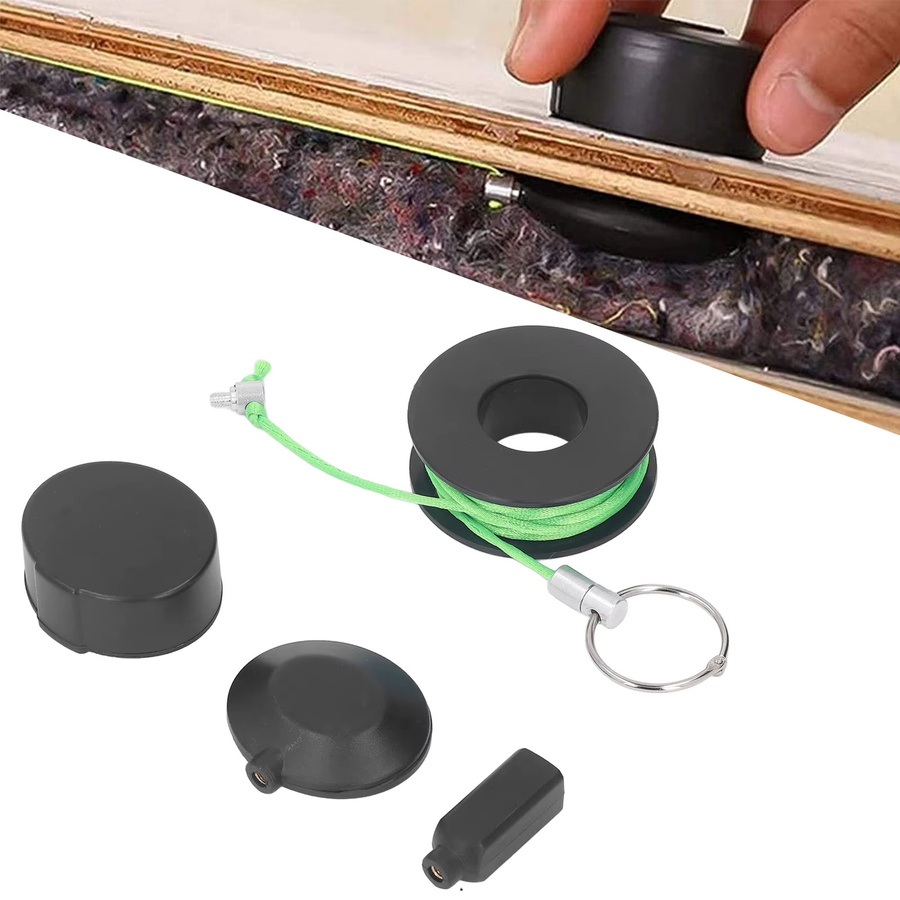 Qiilu Magnetisches Kabelzugsystem Kabelzieher 6m Drahtwerkzeug-Set in Schwarz - Bild 2