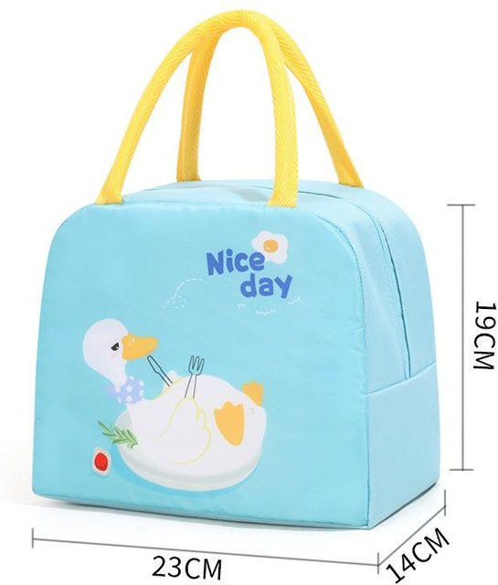 NATAWA Tragbare Wasserdichte Kühltasche zur Frischhaltung von Lebensmitteln und Getränken, Blau - Bild 1