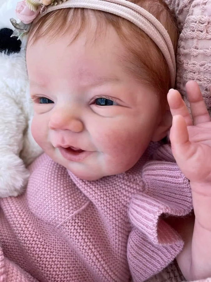 NPK 19-Zoll-Babypuppe, mit weichem Körper, Rosa / Pink - Bild 2