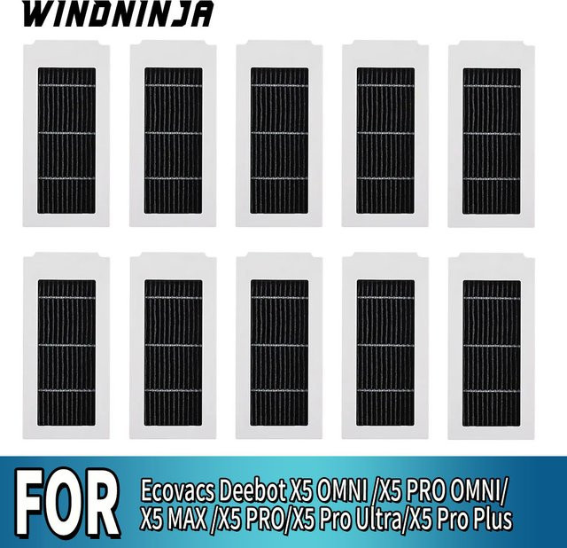 Ersatzfilterelement HEPA für Ecovacs Deebot X5 OMNI X5 MAX X5 PRO X5 Pro Ultra X5 Pro Plus in Weiß - Bild 1
