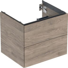 Geberit Waschtischunterschrank One in Holzoptik Braun B/T/H: 59,2 x 50,4 x 47 cm - Bild 1