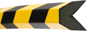 Moravia MORION Trapez Kantenschutz magnetisch Schwarz/Gelb B/H: 40 x 40 mm, Länge: 1000 mm - Bild 1