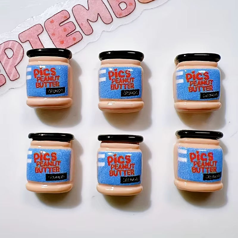 7 Stück realistische Mini-Sauce- und Gewürzmodelle aus Kunstharz von DUTRIEUX, mehrfarbiges DIY-Puppenhaus-Dekorzubehör inklusive Ketchup, Senf und Mayonnaise - Bild 2
