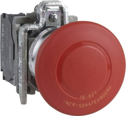 Schneider Electric XB4BT845EX Not-Aus-Schalter in Rot aus Metall - Bild 1