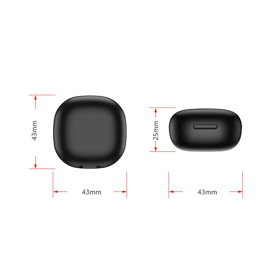 Uhoofit Ladehülle für R09 Smart Ring, tragbare Ladebox mit magnetischem Ladeanschluss für R02 R03 R04 R05 R06 R08, Schwarz - Bild 4