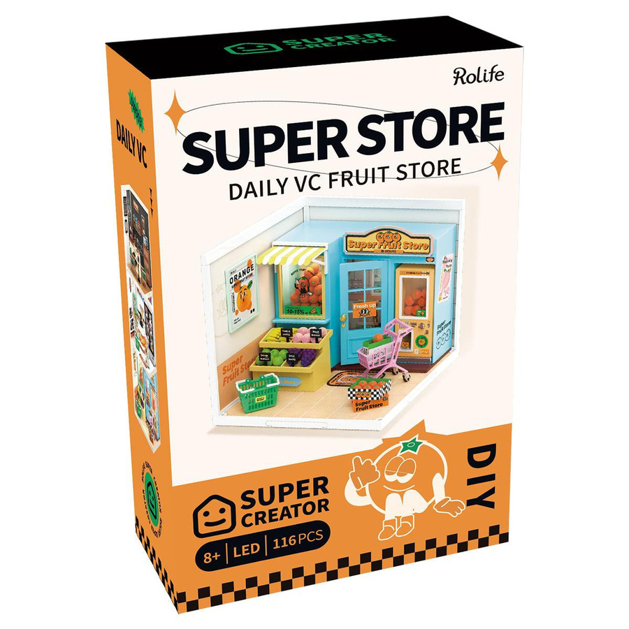 Rolife Super Creator Super Obstladen, DIY Miniaturhaus Bausatz, ab 8 Jahren - Bild 6