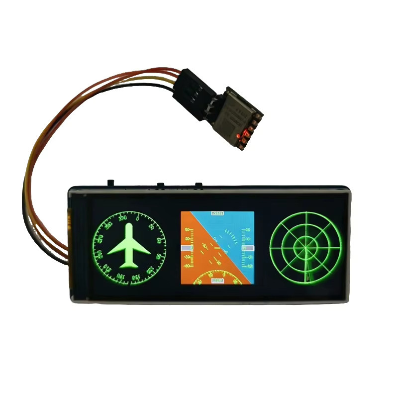 YUENHOANG 3-Zoll LCD-Bildschirm, Simuliertes Cockpit-Instrument, mit Type-C-Anschluss, 1-teiliges Set - Bild 5
