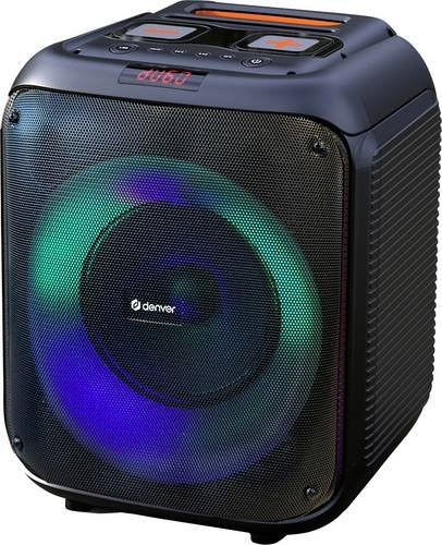 Denver BPS-250 Bluetooth Party Lautsprecher mit LED-Lichtshow, 40W, Schwarz/Multicolor - Bild 1