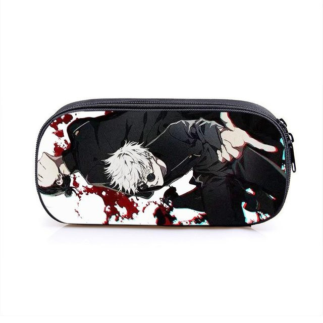 Jujutsu Kaisen Gojo Satoru Anime Federmäppchen von Yi Fuling in Multicolour, Schreibwaren Tasche aus Polyester - Bild 1