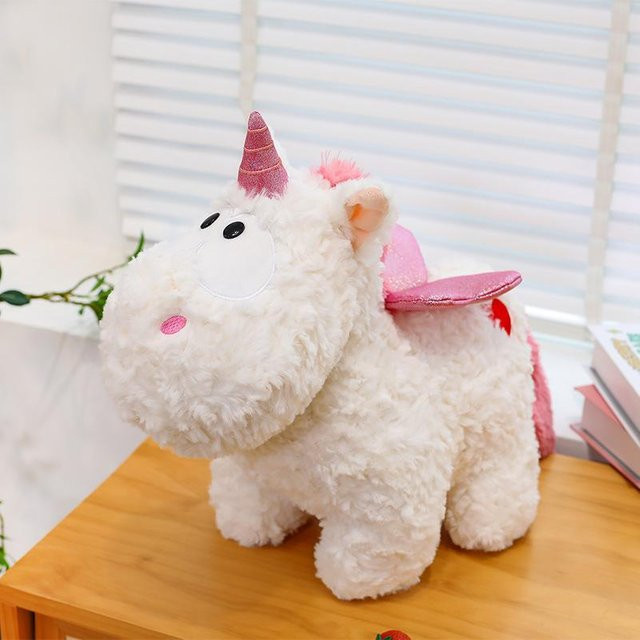 Linyi toy car Einhorn Plüschtier Kissen, Rosa, 30cm - Bild 1
