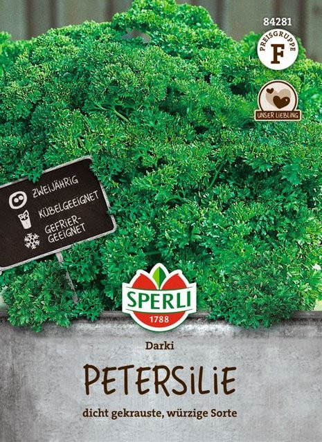 SPERLI Petersilien-Samen Darki Kräutersamen für Garten und Zimmerpflanzen - Bild 1