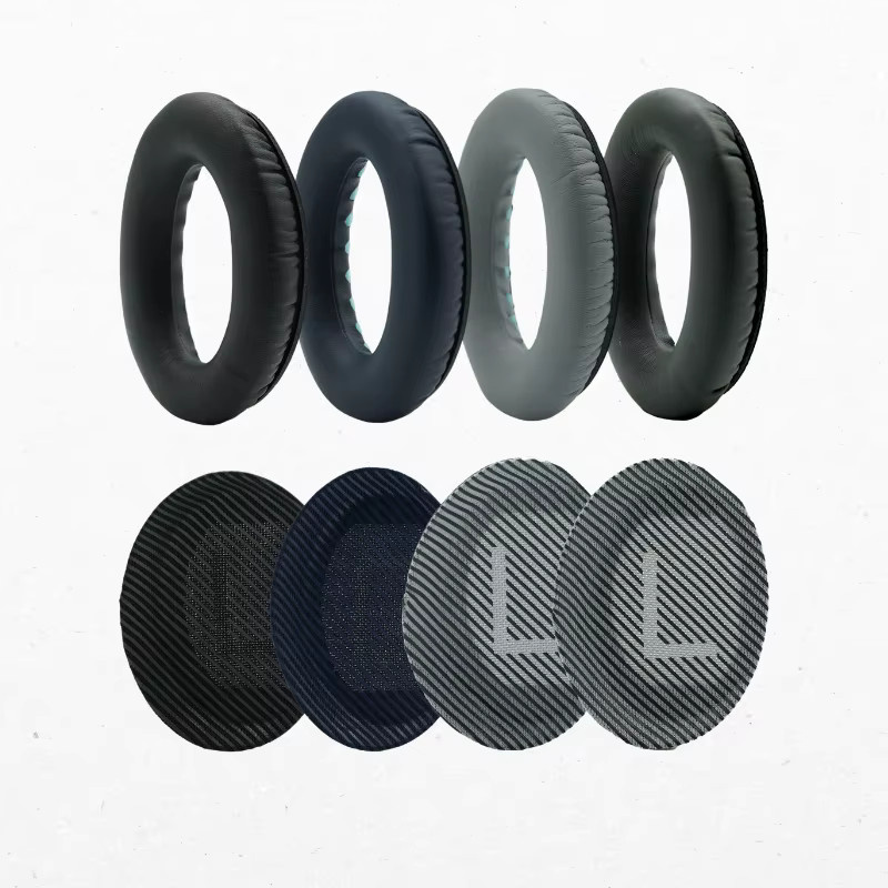 Ersatz-Ohrpolster für Bose QuietComfort QC 15 25 35 sowie SoundTrue und AE2 Kopfhörer in Schwarz - Bild 2